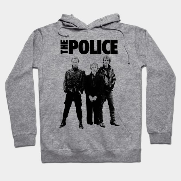 Retro The Police Hoodie by idontwannawait